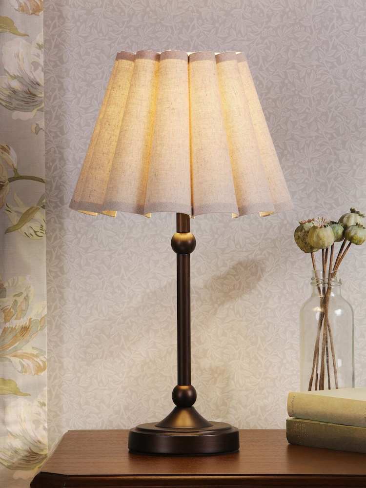 Laura Ashley Bronze Holwell Table Lamp - Image 1 of 6 Laura Ashley Bronze Holwell Table Lamp - Image 1 of 6