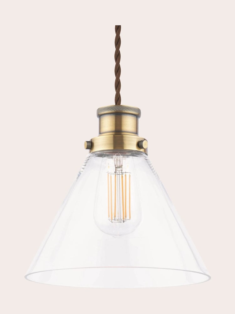 Laura Ashley Brass Isaac Easy Fit Shade Ceiling Light - Image 4 of 4 Laura Ashley Brass Isaac Easy Fit Shade Ceiling Light - Image 4 of 4