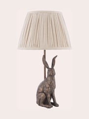 Laura Ashley Bronze Hare Table Lamp - Image 4 of 6