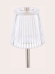 Laura Ashley Chrome Callaghan Rechargeable Table Lamp - Image 5 of 6
