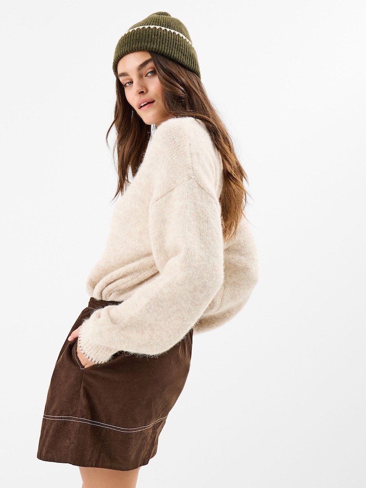 Accessorize Brown Corduroy Mini Skirt - Image 2 of 4