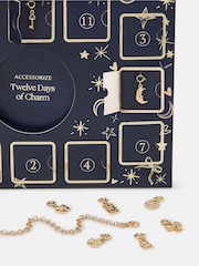 Accessorize Gold 12 Days of Charm Christmas Advent Calendar - Image 1 of 2