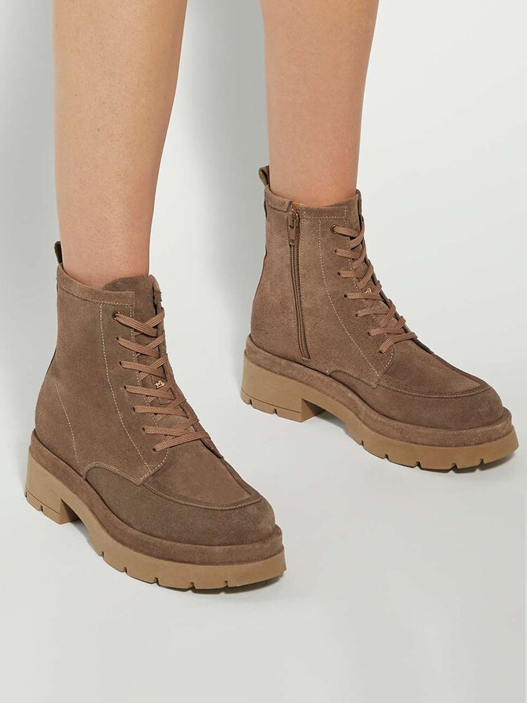 Dune London Brown Pennington Ankle Boots - Image 1 of 6