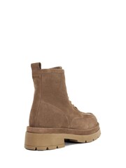 Dune London Brown Pennington Ankle Boots - Image 4 of 6