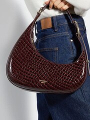 Dune London Red Bewilders Shoulder Bag - Image 5 of 5