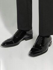 Dune London Black Shuffle Oxford Shoes - Image 1 of 6