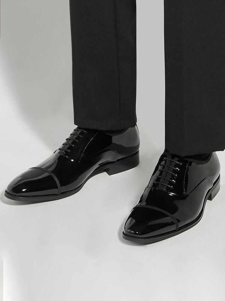 Dune London Black Shuffle Oxford Shoes - Image 1 of 6
