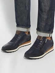 Dune London Black Thame Wide Fit Trainers - Image 1 of 6