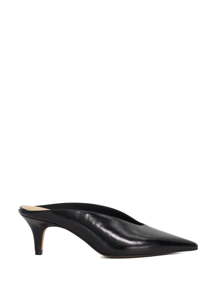 Dune London Black Decisive Mules - Image 2 of 6