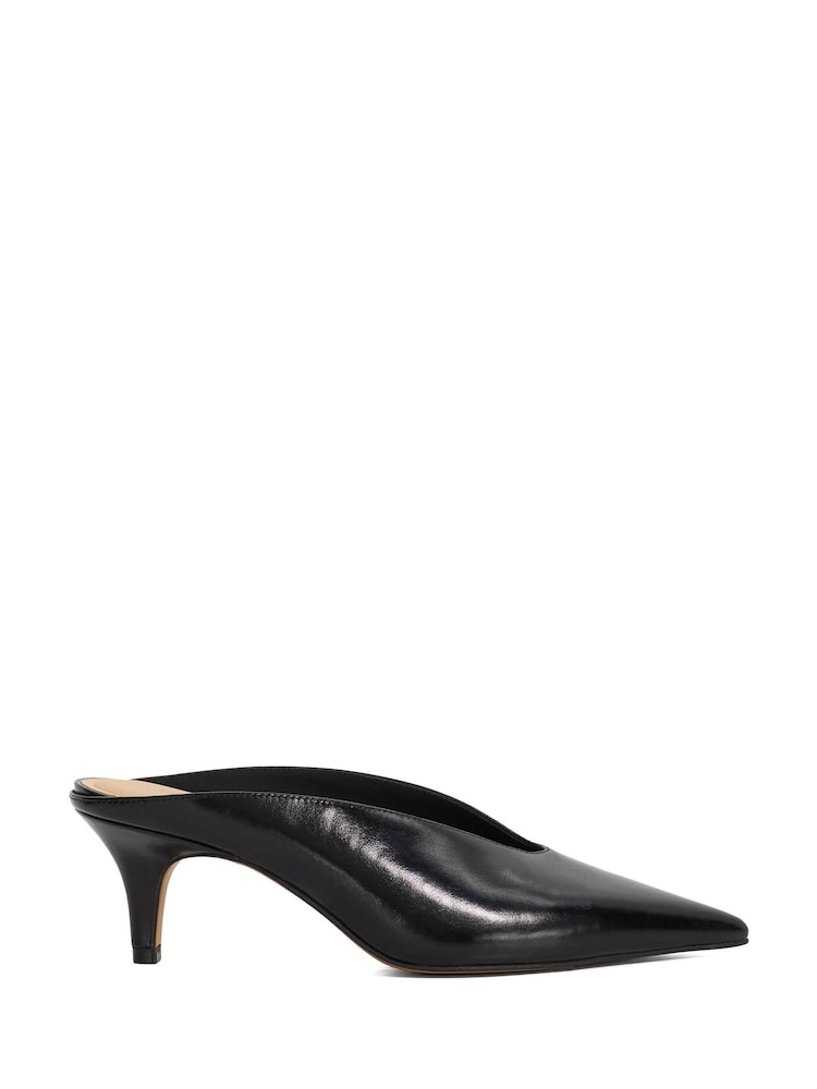 Dune London Black Decisive Mules - Image 2 of 6 Dune London Black Decisive Mules - Image 2 of 6