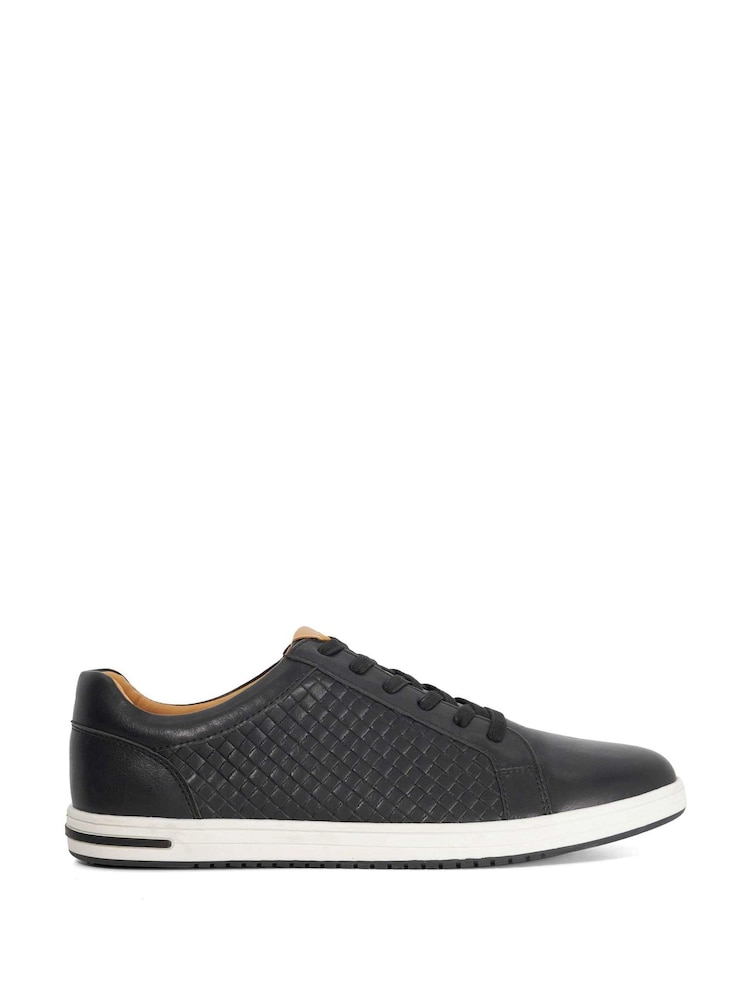 Dune London Black Tezzy Weave Wf Trainers - Image 2 of 6