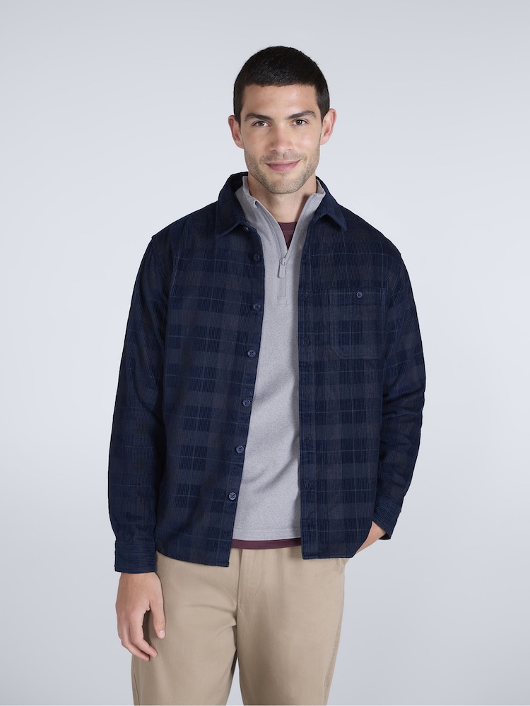 Animal Grey Lewis  Cord Shirt - Image 1 of 5 Animal Grey Lewis  Cord Shirt - Image 1 of 5