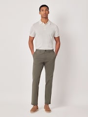 Hawes & Curtis Green Garment Dyed Chinos - Image 3 of 4