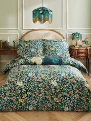 Joe Browns Green Forest Oasis Cotton Sateen Reversible Duvet Set - Image 2 of 6