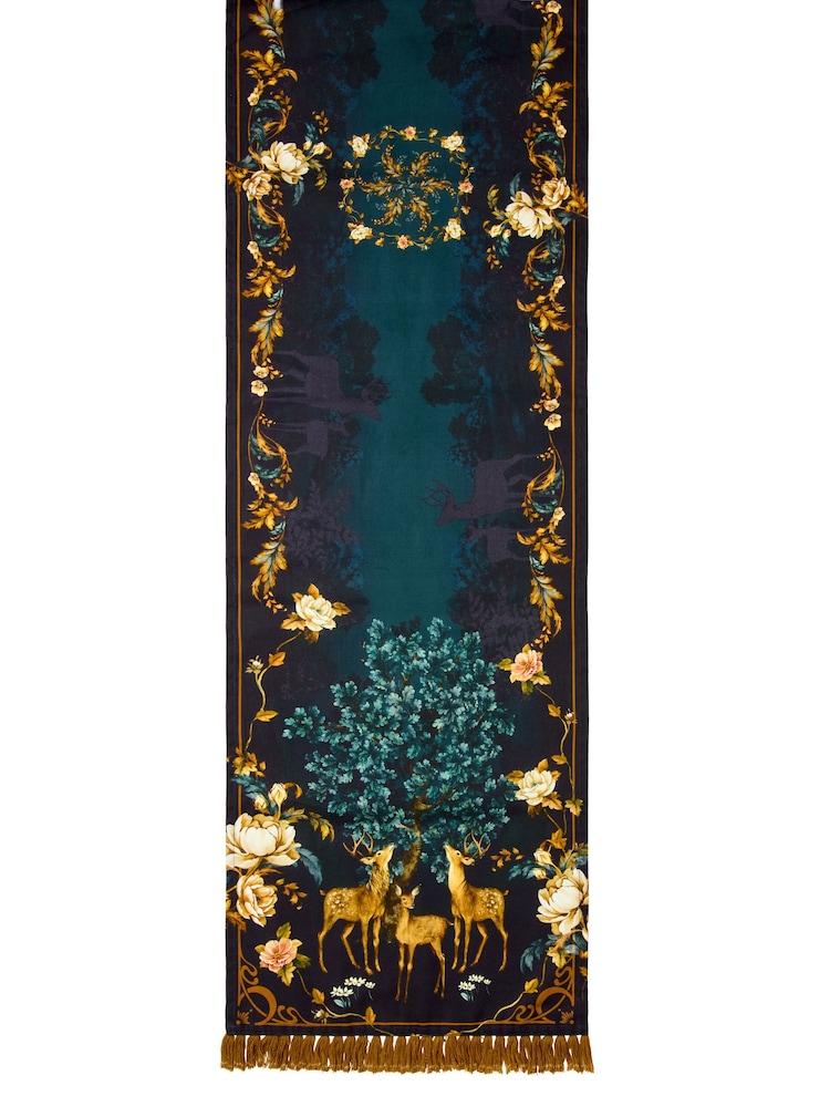 Joe Browns Green Forest Oasis Table Runner - Image 2 of 3 Joe Browns Green Forest Oasis Table Runner - Image 2 of 3