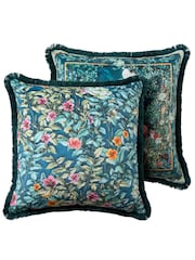 Joe Browns Green Forest Oasis Reversible Cushion - Image 4 of 6