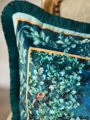 Joe Browns Green Forest Oasis Reversible Cushion - Image 5 of 6