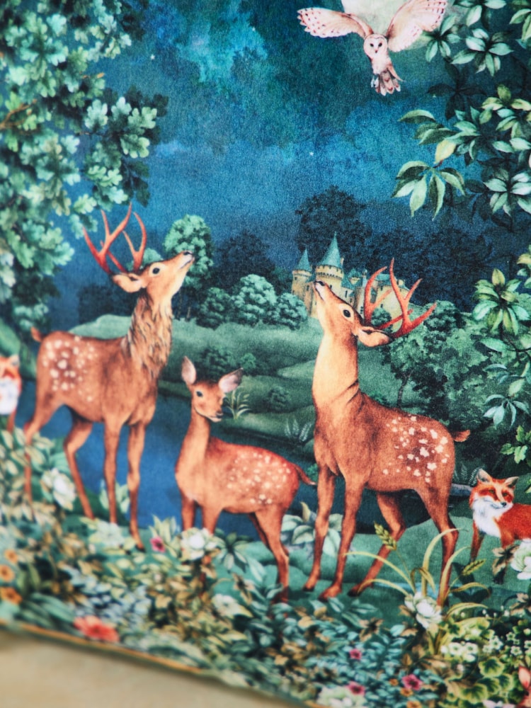 Joe Browns Green Forest Oasis Reversible Cushion - Image 6 of 6 Joe Browns Green Forest Oasis Reversible Cushion - Image 6 of 6