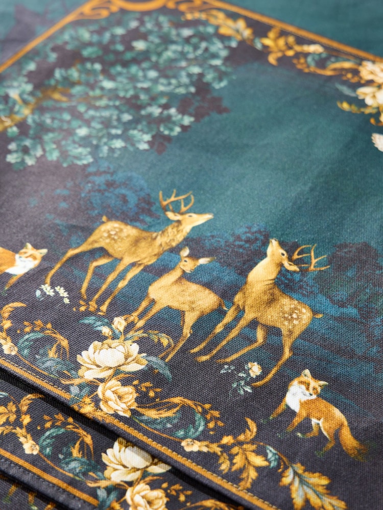 Joe Browns 4 Pack Green Forest Oasis Placemats - Image 2 of 4 Joe Browns 4 Pack Green Forest Oasis Placemats - Image 2 of 4