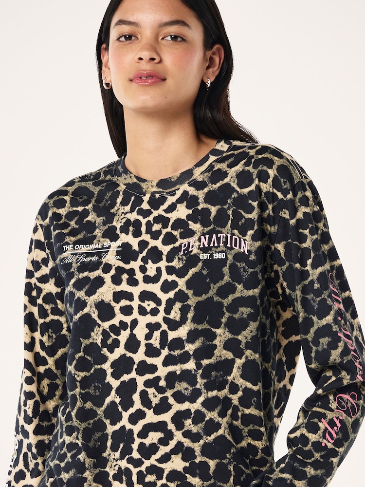 P.E Nation Animal Base Long Sleeves T-Shirt - Image 2 of 5 P.E Nation Animal Base Long Sleeves T-Shirt - Image 2 of 5