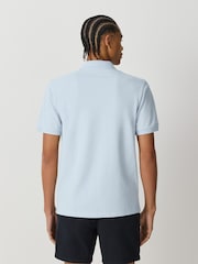 Azul claro - Short Sleeve Trophy Neck Pique Polo Shirt - Imagen 2 de 7