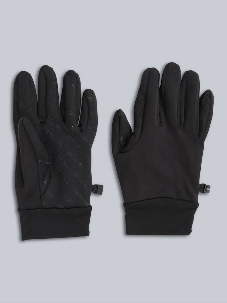 Animal Black Aspen  Liner Gloves - Image 1 of 5 Animal Black Aspen  Liner Gloves - Image 1 of 5