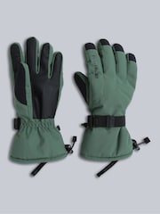 Animal Green Mens Edge Waterproof Snow Gloves - Image 1 of 6