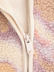 Animal Pink Hennie men's Printed Borg Jacket - Image 4 of 5