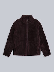 Animal Brown Teddy  Full Zip Brown - Image 1 of 5