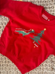 Solesmith Dinosaur Decorating Personalised Christmas Jumper - Image 3 of 3