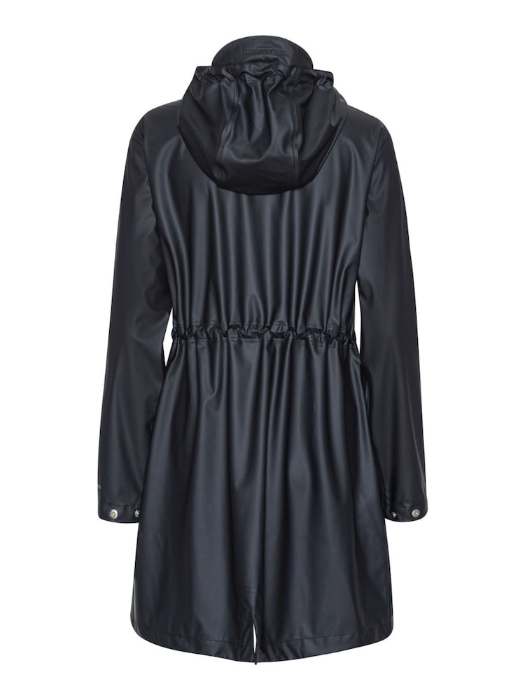 Ilse Jacobsen Cinched Waist Waterproof Parka Raincoat - Image 2 of 3 Ilse Jacobsen Cinched Waist Waterproof Parka Raincoat - Image 2 of 3