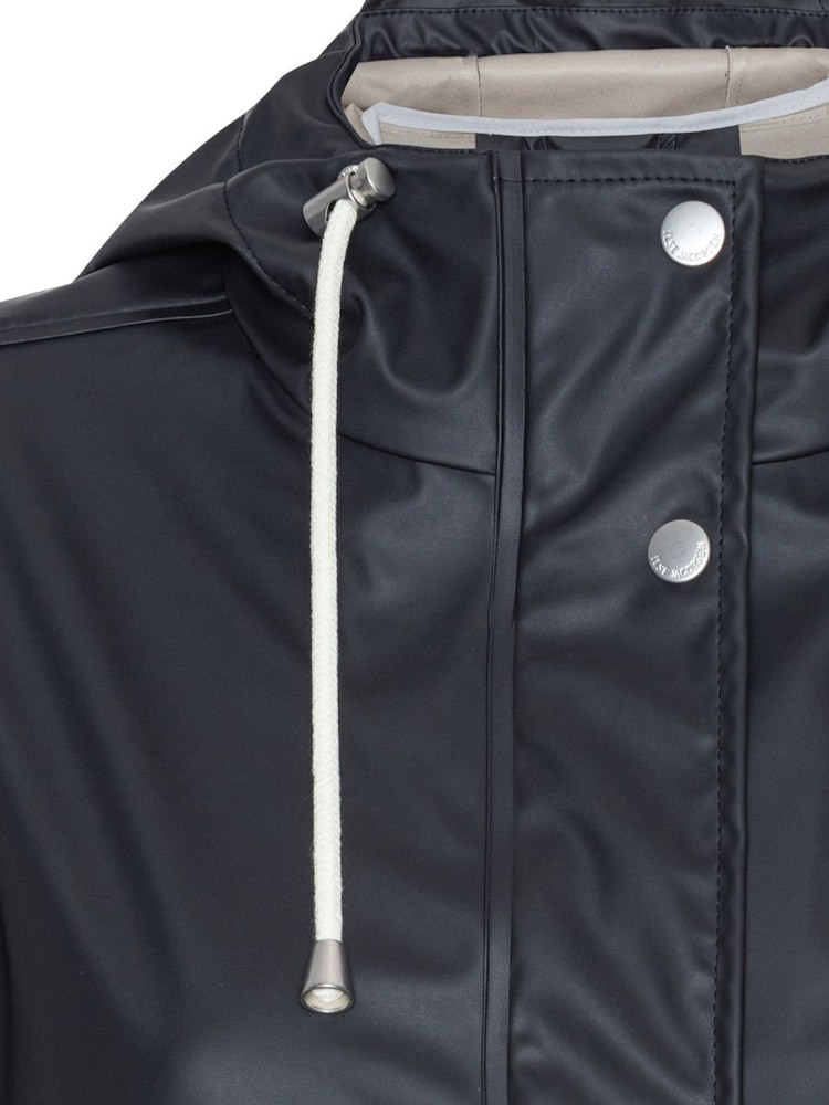 Ilse Jacobsen Cinched Waist Waterproof Parka Raincoat - Image 3 of 3 Ilse Jacobsen Cinched Waist Waterproof Parka Raincoat - Image 3 of 3