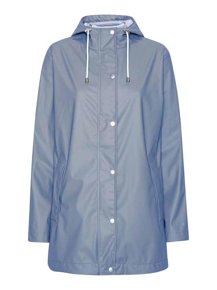 Ilse Jacobsen Straight Fit Lightweight Waterproof Rain Jacket - Image 1 of 3 Ilse Jacobsen Straight Fit Lightweight Waterproof Rain Jacket - Image 1 of 3