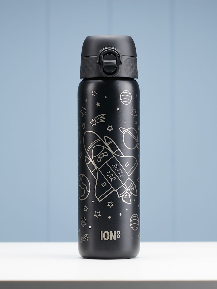 Personalised Kids Space Rocket Ion8 Water Bottle by Oakdene - Image 2 of 5 Personalised Kids Space Rocket Ion8 Water Bottle by Oakdene - Image 2 of 5