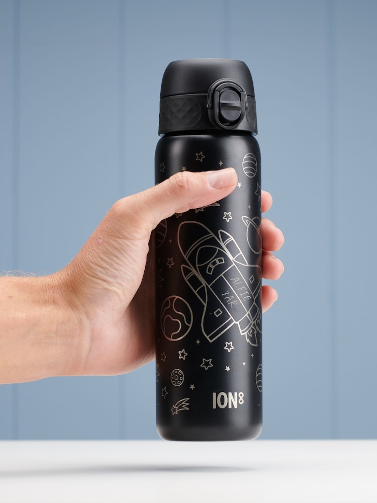 Personalised Kids Space Rocket Ion8 Water Bottle by Oakdene - Image 5 of 5 Personalised Kids Space Rocket Ion8 Water Bottle by Oakdene - Image 5 of 5