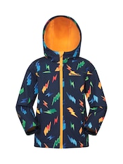 Mountain Warehouse Yellow Exodus Printed Water-Resistant Softshell Jacket - Image 1 of 5