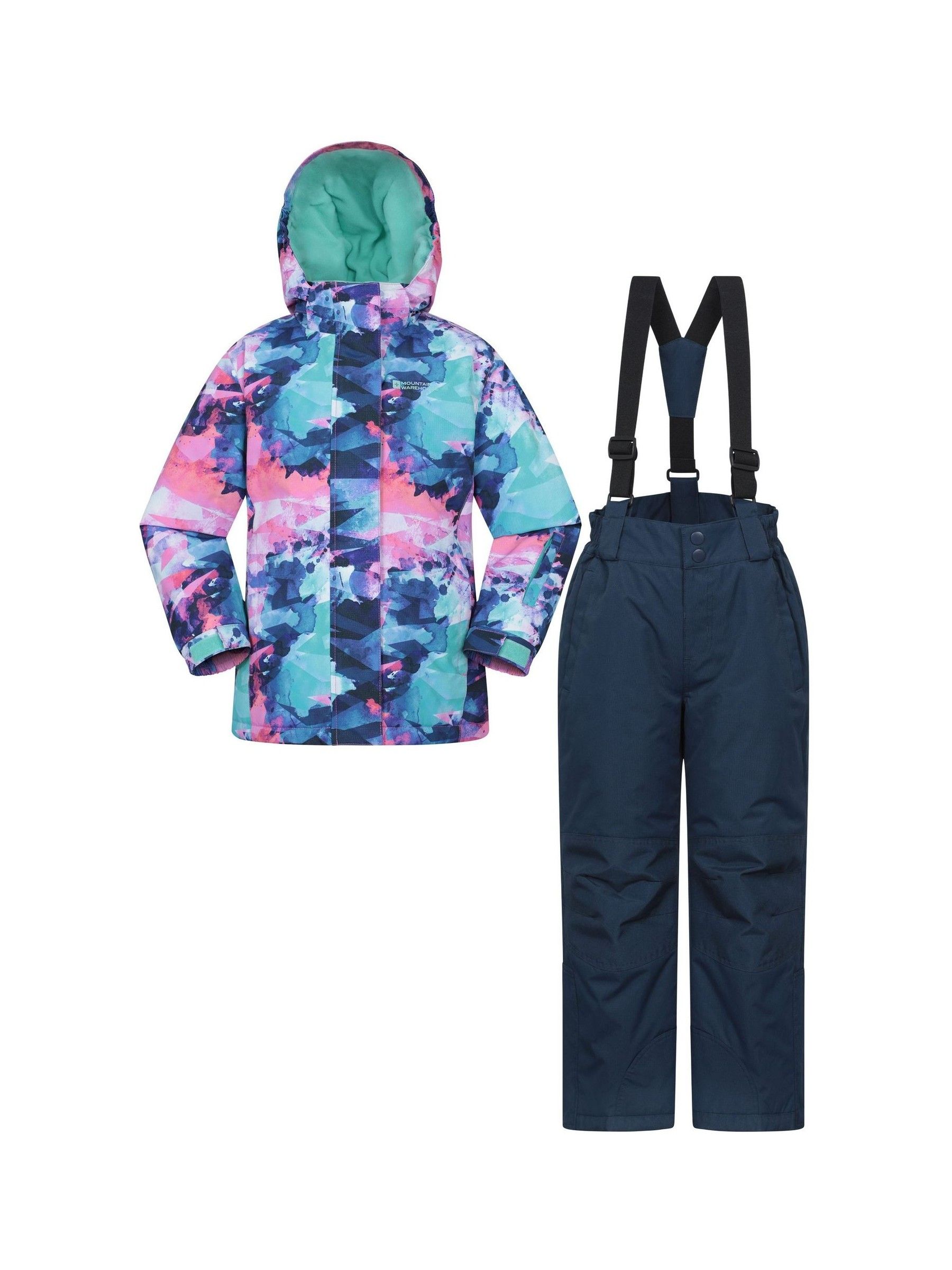 Mountain Warehouse Women's Purple Printed Ski Jacket & Joggers Set - Image 3
