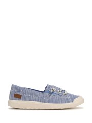Blau - Blowfish Malibu Vida Regular Fit Slip On Trainers - Bild 1 von 7
