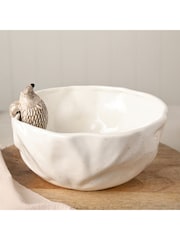 Widdop White Hedgehog Serving Bowl - Image 1 of 6