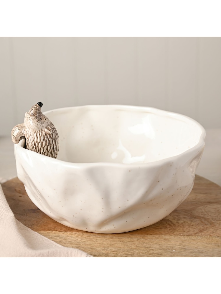 Widdop White Hedgehog Serving Bowl - Image 1 of 6 Widdop White Hedgehog Serving Bowl - Image 1 of 6
