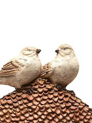 Widdop Brown 2 Birds On A Mushroom Ornament - Image 4 of 4