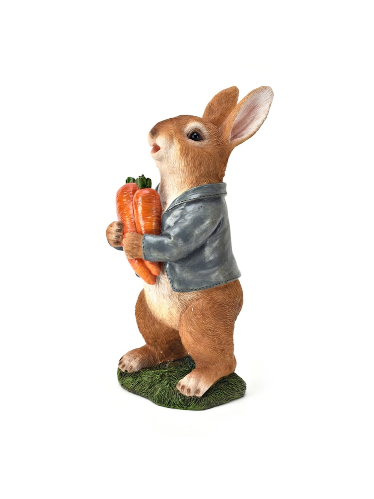 Widdop Brown Rabbit with Bunch Of Carrots Ornament - Image 1 of 2 Widdop Brown Rabbit with Bunch Of Carrots Ornament - Image 1 of 2