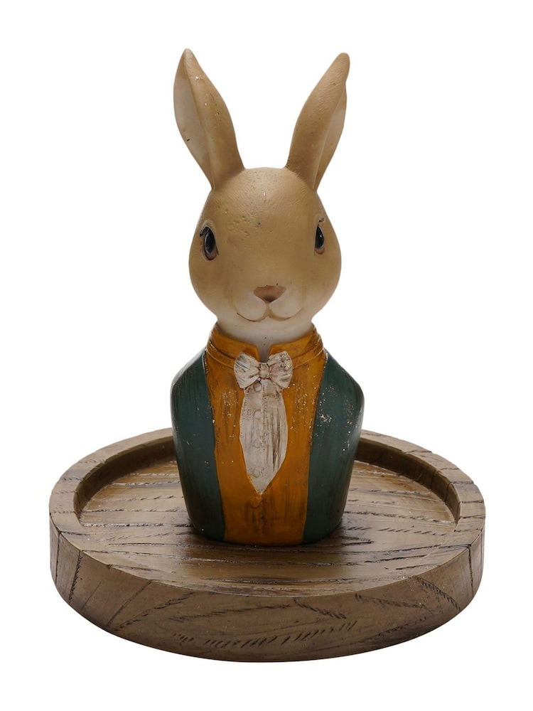 Widdop Brown Suited Bunny In Glass Dome Resin Figurine - Image 2 of 2 Widdop Brown Suited Bunny In Glass Dome Resin Figurine - Image 2 of 2