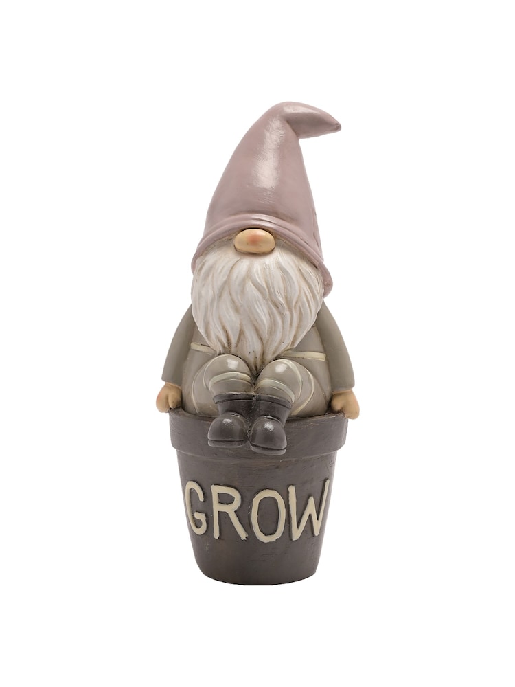Widdop Grey Gonk On a Slogan Flower Pot Grow - Image 2 of 4 Widdop Grey Gonk On a Slogan Flower Pot Grow - Image 2 of 4