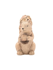 Widdop Brown Wood Effect Squirrel with Log Ornamnet - Image 4 of 5