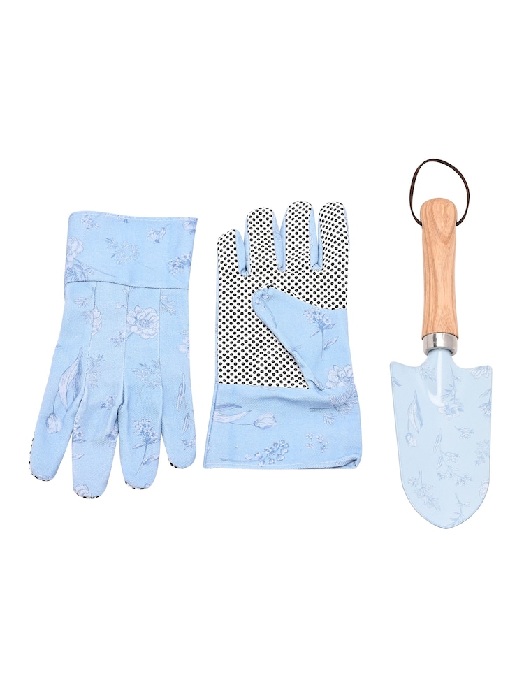 Widdop Blue Trowel & Gloves Set - Image 4 of 4 Widdop Blue Trowel & Gloves Set - Image 4 of 4