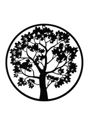 Widdop Black Metal Wall Art Tree - Image 1 of 1