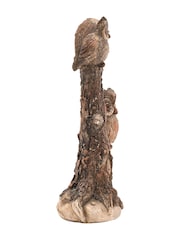 Widdop Brown 2 Owls On A Tree Ornament - Image 4 of 5