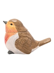 Widdop Brown Robin Storage Jar - Image 5 of 6