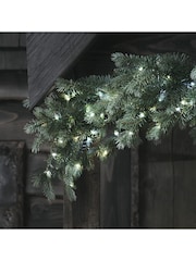 Lights4fun 1.5m Dual Colour Micro LED Christmas Garland - Image 3 of 6